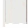 vidaXL Buffet Drammen Blanc 114 x 43 x 75.5 cm Bois de pin massif