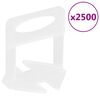 vidaXL Clips de nivellement de carreaux 2500 pcs 1,5 mm