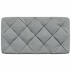 vidaXL Coussin de t&ecirc;te de lit gris clair 80 cm tissu