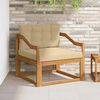 vidaXL Sofa de milieu ext&eacute;rieur Bois d'Acacia Massif Naturel