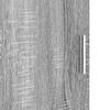 vidaXL Highboard Sonoma gris 35 x 39 x 168 cm Bois d'ingénierie