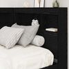 vidaXL T&ecirc;te de lit de rangement Ch&ecirc;ne noir 90 cm Bois d'ing&eacute;nierie