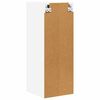 vidaXL Armoire suspendue 2 pcs Blanc 30 x 31 x 80 cm Bois d'ing&eacute;nierie