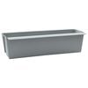 vidaXL Caisses &agrave; fleurs pour palettes Euro 12 pcs Gris clair