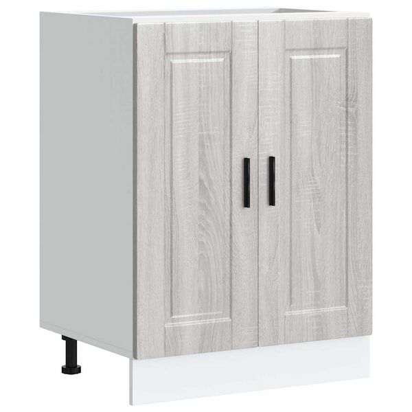vidaXL Armoire de cuisine Porto sonoma gris bois d'ing&eacute;nierie