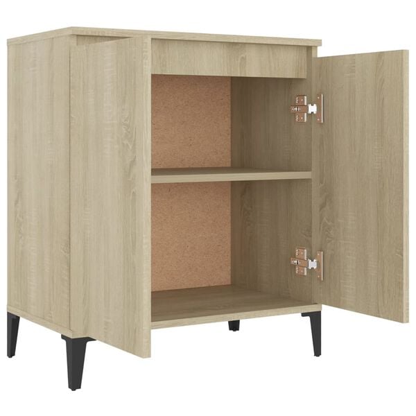 vidaXL Buffet chêne sonoma 60x35x70 cm bois d'ingénierie