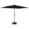 vidaXL Parasol de jardin avec lumi&egrave;res LED et base 200 x 300 cm