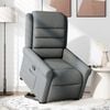 vidaXL Fauteuil inclinable Gris fonc&eacute; Tissu
