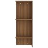 vidaXL Armoire de couloir Ch&ecirc;ne marron 97,5x37x99 cm Bois d'ing&eacute;nierie