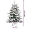 vidaXL Sapin de No&euml;l Artificiel &agrave; Branches Articul&eacute;es Blanc 120 cm