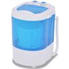 vidaXL Mini machine &agrave; laver avec tub unique 2,6 kg Noir et Blanc