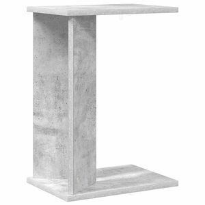 vidaXL Table d'appoint Gris b&eacute;ton 35 x 25 x 50 cm Bois d'ing&eacute;nierie