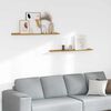 vidaXL &Eacute;tag&egrave;re Murale 2 pcs Beige 100 x 9 x 3 cm Bois d'ing&eacute;nierie