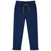 Pantalons pour enfants avec cordon de serrage bleu marine 104