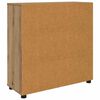 vidaXL Armoire de rangement Ch&ecirc;ne artisanal 80 x 31 x 81 cm