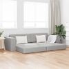 vidaXL Canap&eacute;-Lit 200cm Gris nuage tissu