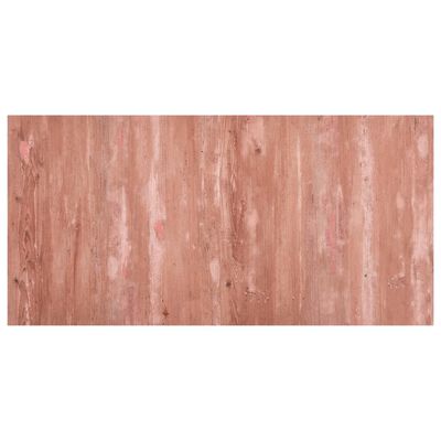 vidaXL Planches de plancher autoadhésives 55 pcs PVC 5,11 m² Rouge