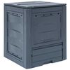vidaXL Bac &agrave; compost de jardin Gris 60x60x73 cm 260 L