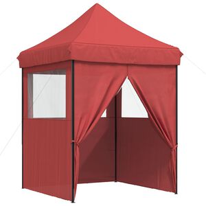 vidaXL Tente de f&ecirc;te 200 x 200 x 306 cm Bordeaux Tissu Oxford