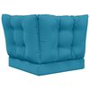 vidaXL Coussin de canap&eacute; d'ext&eacute;rieur 3 pcs Bleu royal Polyester