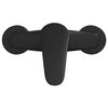 vidaXL Robinet de Douche Mixer Noir G 1 / 2 pouces