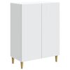 vidaXL Buffet Blanc 66 x 34,5 x 90 cm Bois d'ing&eacute;nierie