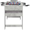 vidaXL Table de Foosball Gris B&eacute;ton 125 x 60,5 x 80 cm