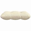 vidaXL Coussins de si&egrave;ge 4 pcs Cr&egrave;me 45 x 45 cm