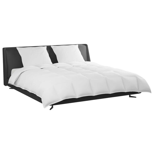 vidaXL Ensemble de Duvet avec oreiller 3 pcs Blanc Plume de canard