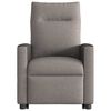 vidaXL Fauteuil inclinable &eacute;lectrique taupe tissu