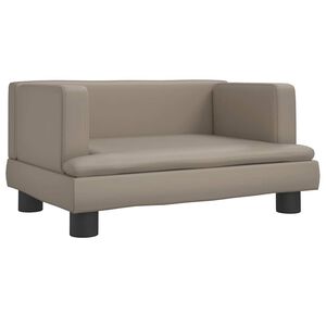 vidaXL Canap&eacute; pour enfants cappuccino 60x40x30 cm similicuir