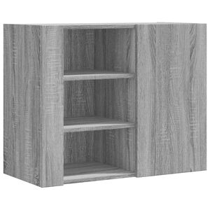 vidaXL Armoire murale sonoma gris 75x35x60 cm bois d'ing&eacute;nierie