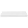 vidaXL &Eacute;tag&egrave;re murale flottante Blanc brillant 60x23,5x3,8 cm MDF