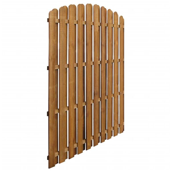 vidaXL Panneau de cl&ocirc;ture Pin&egrave;de impr&eacute;gn&eacute;e 170x(156-170) cm