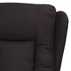 vidaXL Fauteuil Noir Similicuir
