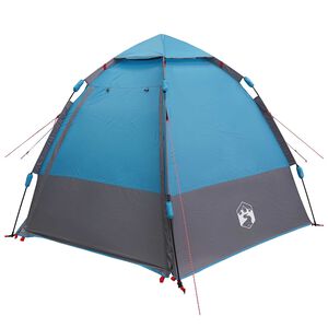 vidaXL 4 personne Bleu Polyester 185T