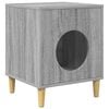 vidaXL Maison pour chat Gris Sonoma 42,5 x 40 x 53 cm
