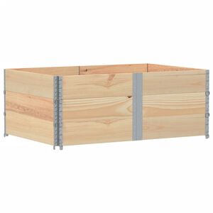vidaXL Colliers de palette 3 pcs 150x100 cm bois de pin solide