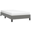 vidaXL Cadre de lit sans matelas gris fonc&eacute; 100x200 cm tissu
