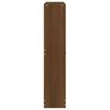 vidaXL Armoire à chaussures Chêne marron 59x17x81 cm Bois d'ingénierie