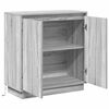 vidaXL Buffet LED Gris Sonoma 71 x 34,5 x 75 cm Bois d'ing&eacute;nierie