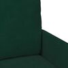 vidaXL Ensembles de canap&eacute;s 3 pcs Vert fonc&eacute; 115 x 56 x 80 cm
