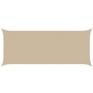 vidaXL Voile d'ombre Beige 6 x 2,5 m 100 % polyester Oxford