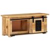 vidaXL Meuble TV 90x35x40 cm Bois massif de manguier