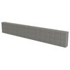 vidaXL Mur &agrave; gabion avec couvercles Acier galvanis&eacute; 900 x 50 x 150 cm