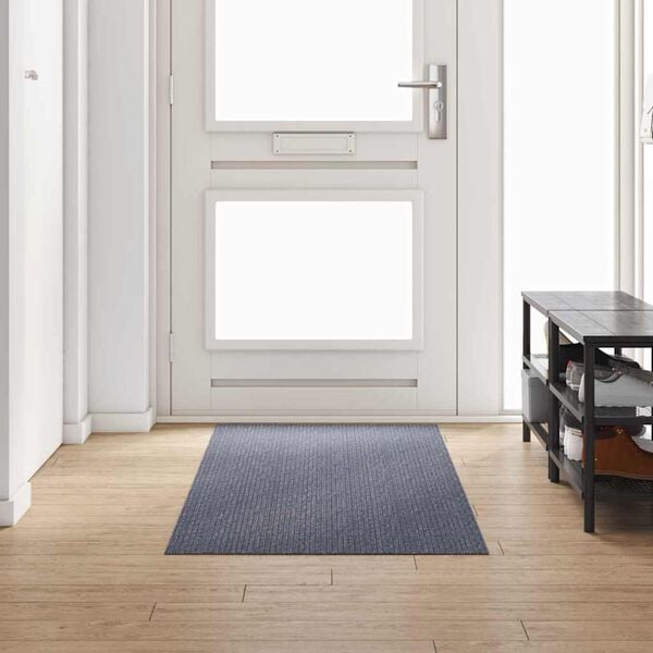 vidaXL Tapis Couloir Gris clair 80 x 250 cm tissu