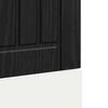 vidaXL Armoire de cuisine Ch&ecirc;ne noir 45 x 1,5 x 67 cm