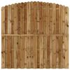 vidaXL Panneau de cl&ocirc;ture Pin&egrave;de 180x(165-180) cm