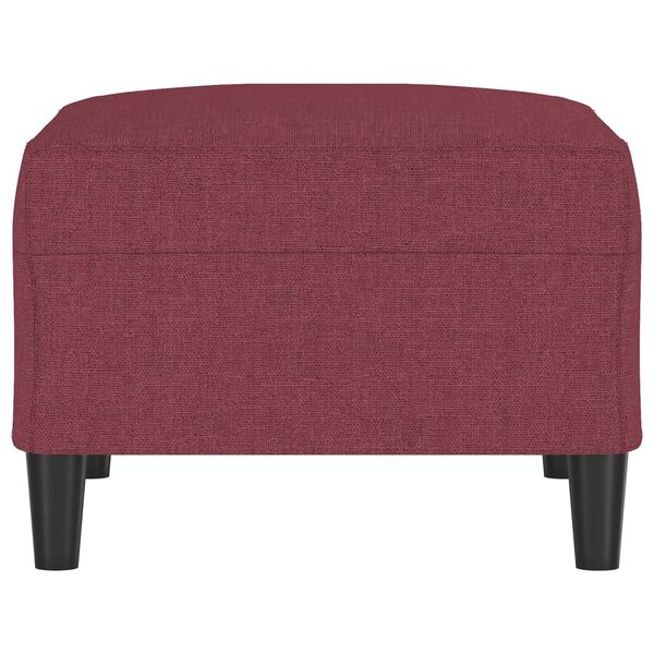 vidaXL Repose-pied Rouge bordeaux 70x55x41 cm Tissu