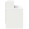 vidaXL Table de chevet avec tiroir 2 pcs blanc 51x31x47 cm